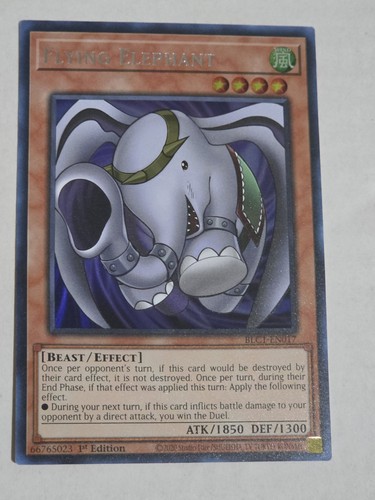 Flying elephant - flying, (silver)