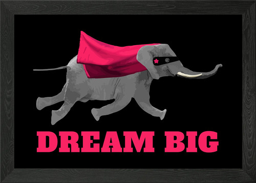 Flying elephant dream - dream, big