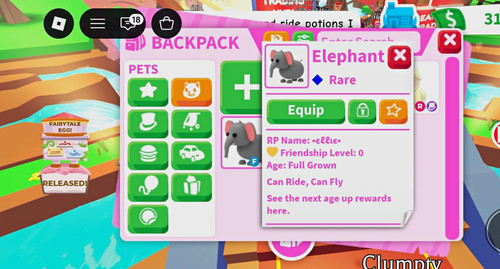 Roblox adopt rare elephant - adopt,