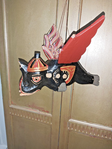 Handmade flying elephant - handmade,