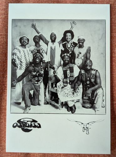 Osibisa promo postcard - promo, postcard.