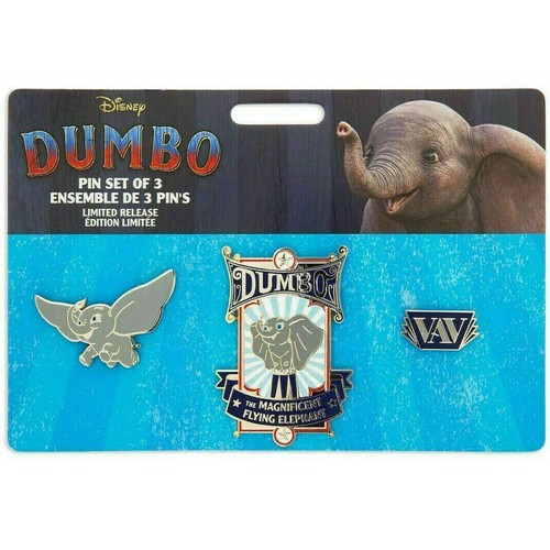Disney store dumbo pins - dumbo, set